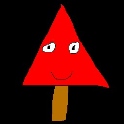 下手な絵(画伯)のイラスト　妖怪編　「からかさ小僧」