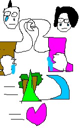 絵心ない下手な絵(画伯)で小倉百人一首42