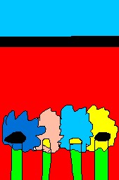 絵心ない下手な絵(画伯)で小倉百人一首61