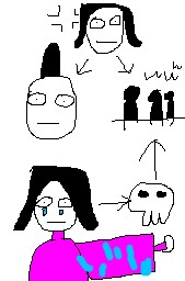 絵心ない下手な絵(画伯)で小倉百人一首65